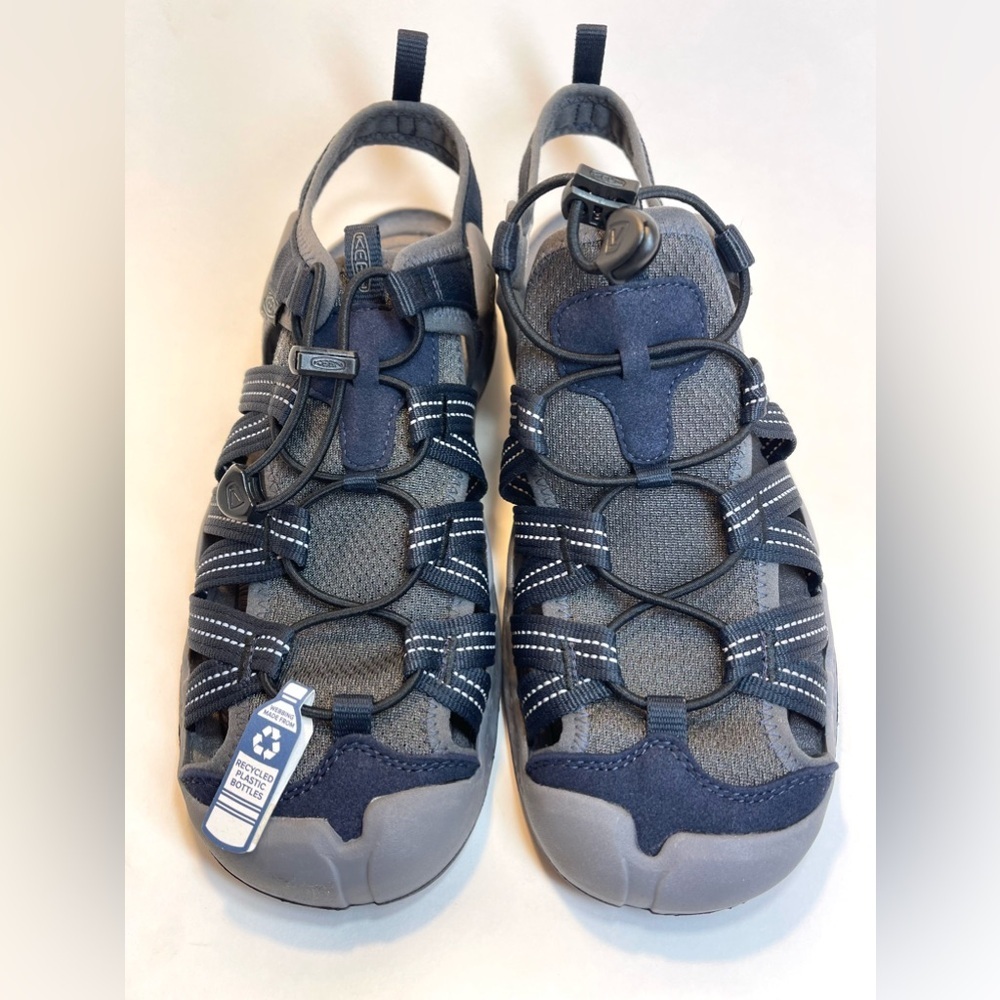 NWT KEEN Men’s Drift Creek H2 Closed To Water Sandals Size Us 9 EU 42 Navy Grey‎